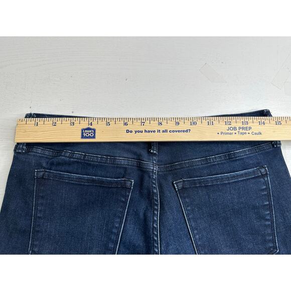 Banana Republic Blue Skinny Jeans Mid Rise Dark Blue Wash Stretch Casual 28 - Picture 8 of 11